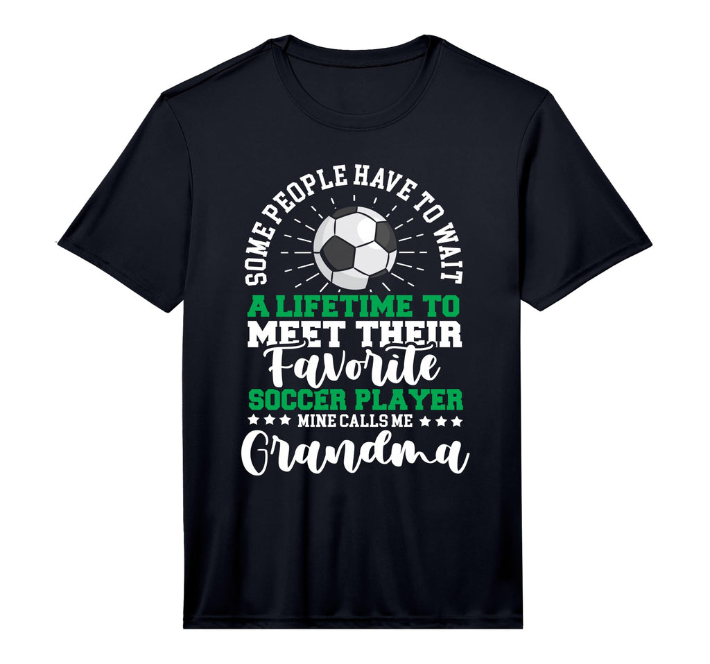 Soccer Player Grandma Grandmother T-Shirt - Casual Everyday Wear Unisex