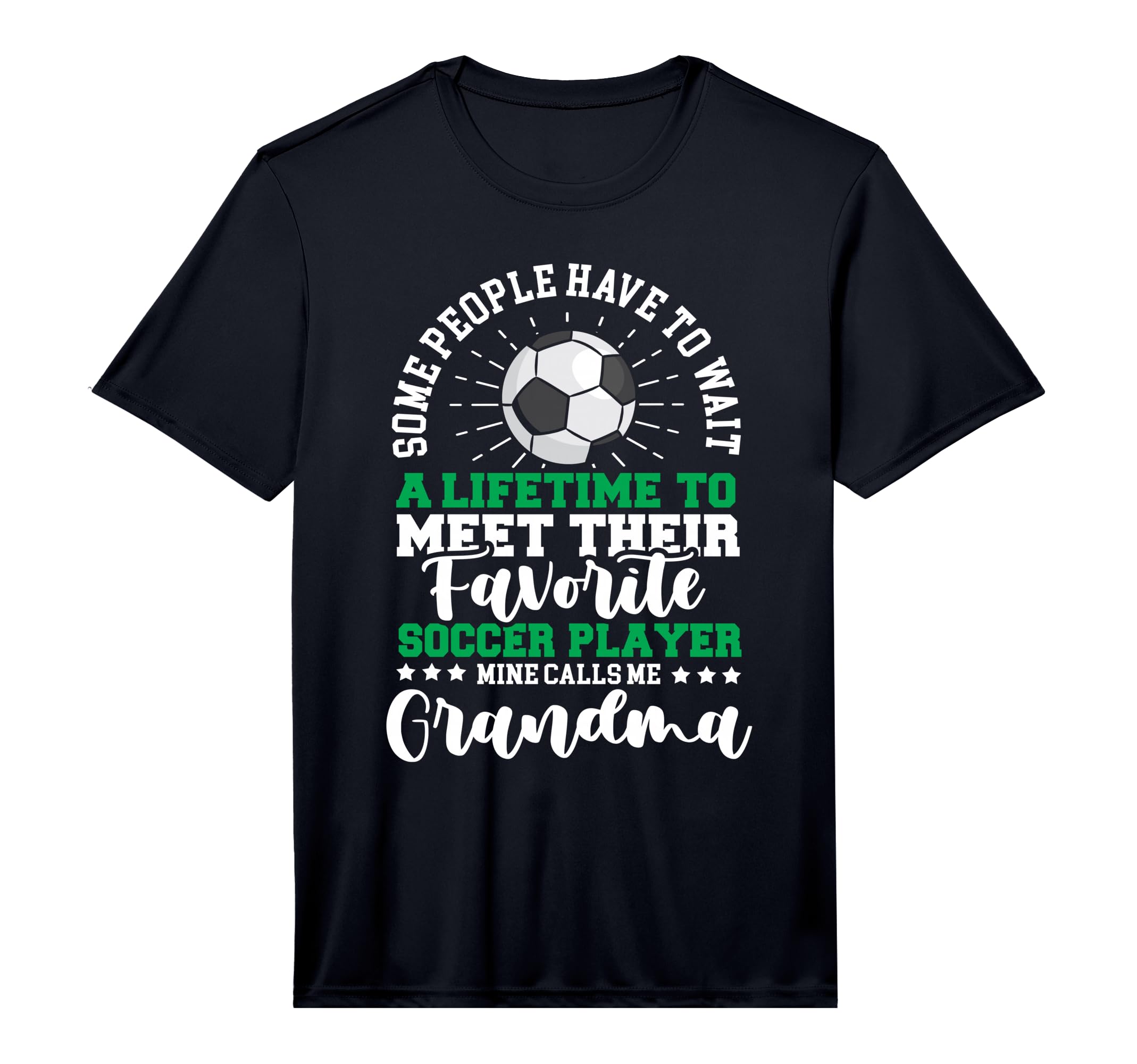 Soccer Player Grandma Grandmother T-Shirt - Casual Everyday Wear Unisex