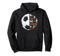 Sport Tis Season Funny Soccer Hoodie - Fun Novelty Design Unisex