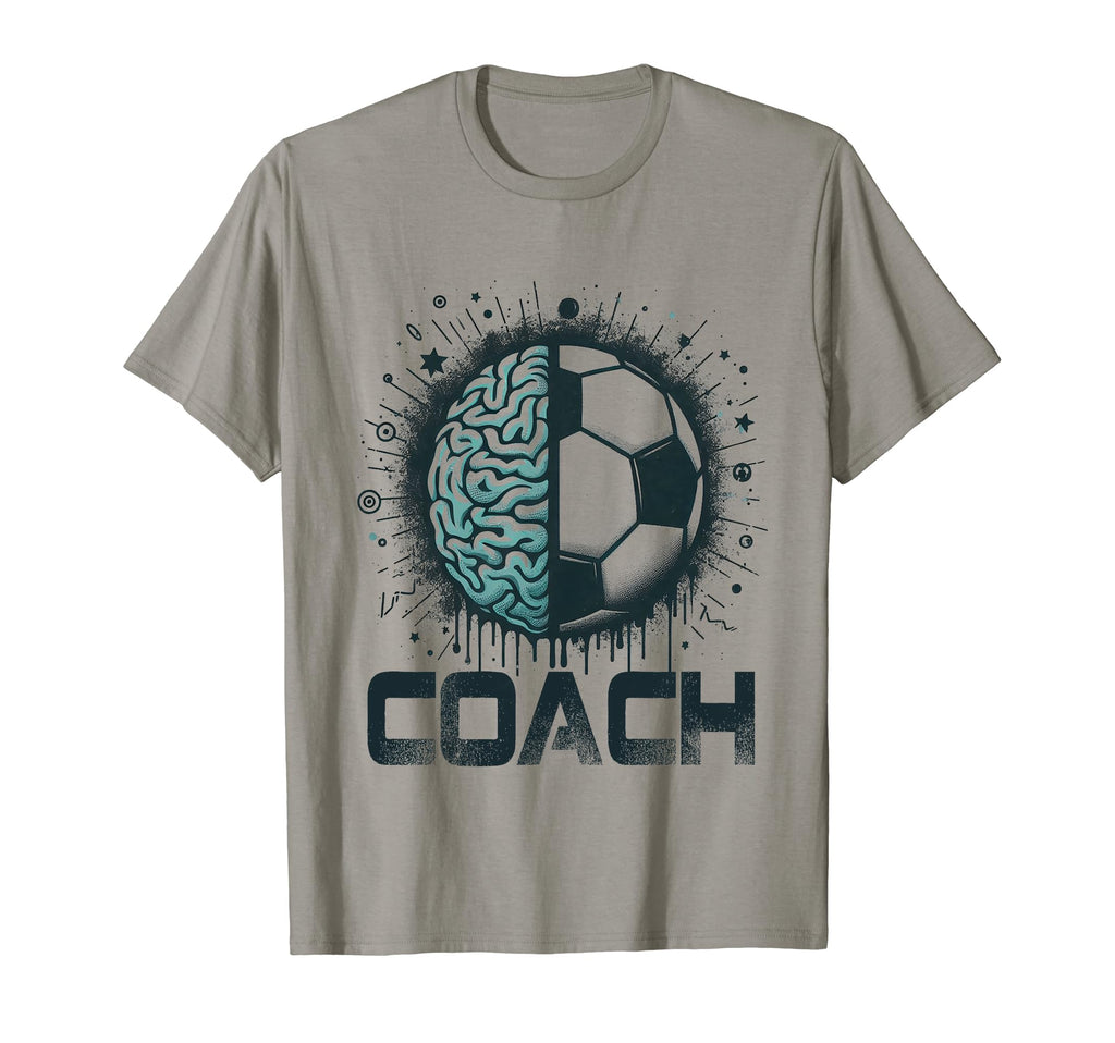 Soccer Coach Training Coaching Football T-Shirt - Minimalist Print Unisex