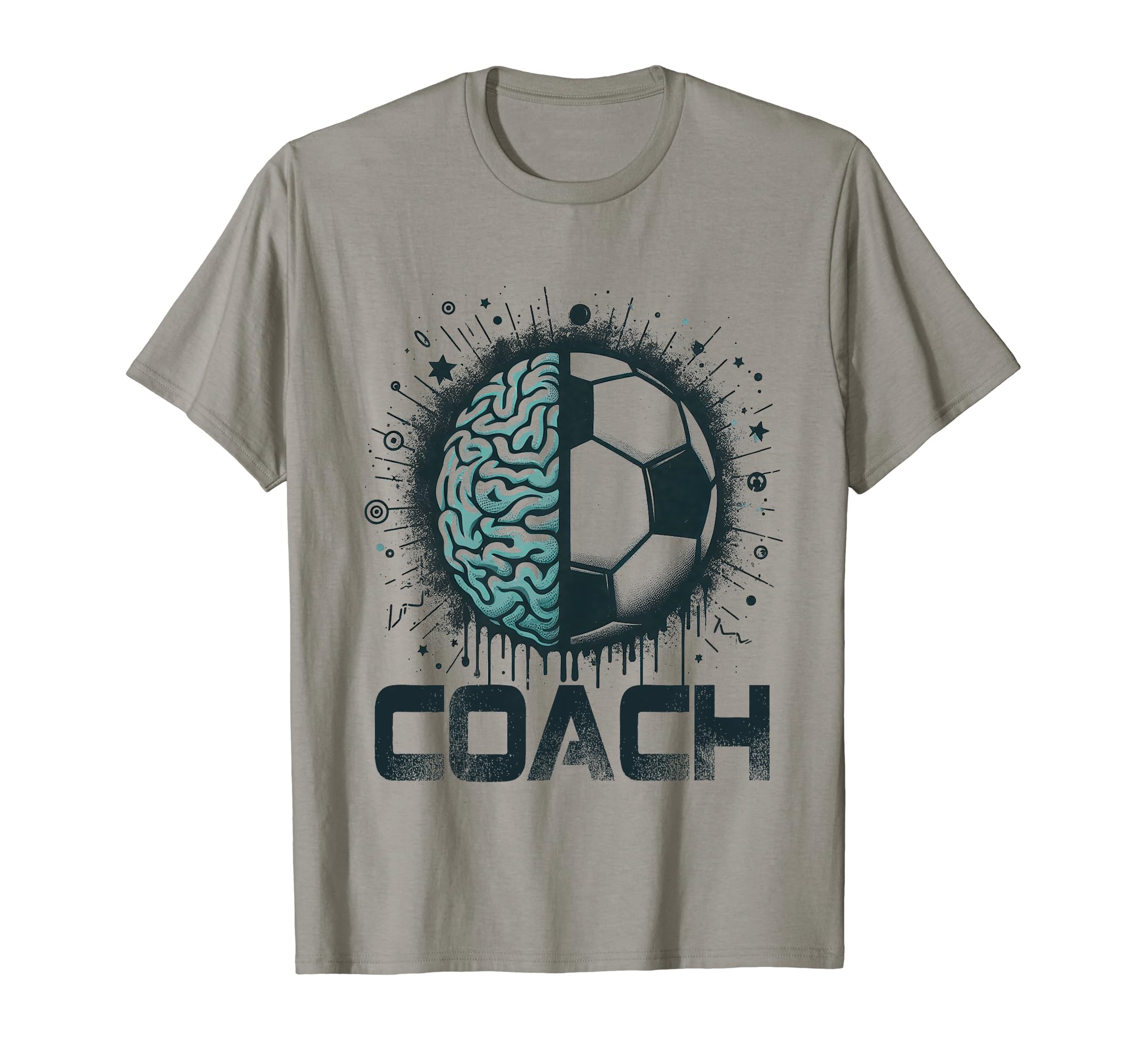 Soccer Coach Training Coaching Football T-Shirt - Minimalist Print Unisex