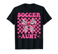 Womens Coquette Bow Ribbon Soccer T-Shirt - Unique Graphic Men Women