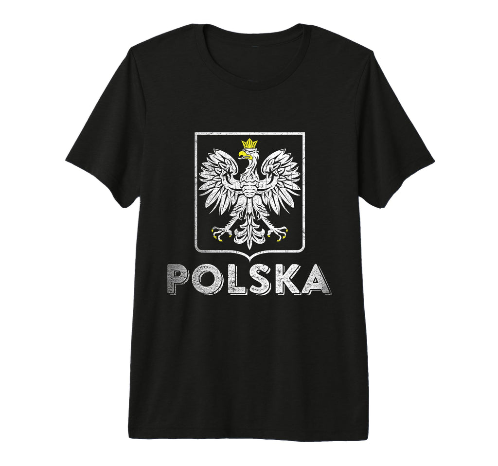 Polska Poland Polish Soccer Tri T-Shirt - Fun Novelty Design Men Women