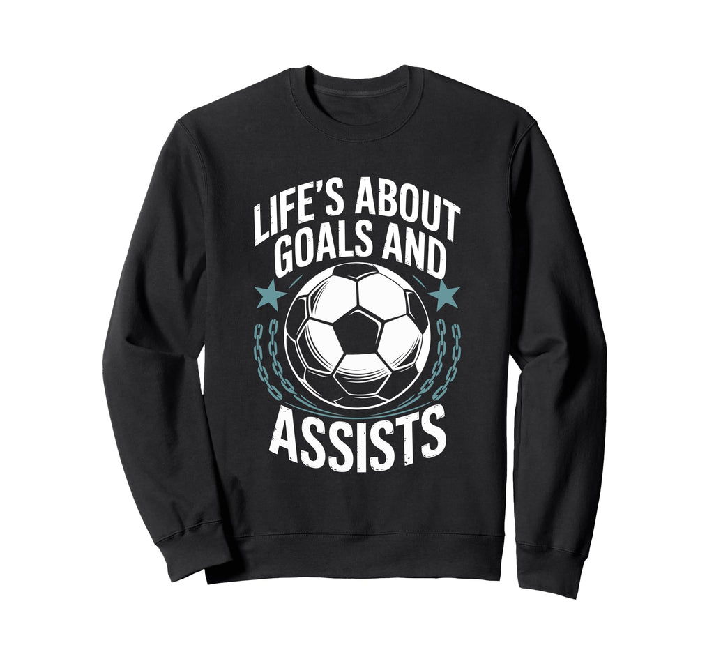 Goal Keeper And Goal Keeper Life Sweatshirt - Aesthetic Graphic Unisex