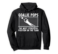 Soccer Goalie Pops Funny Pops Soccer Hoodie - Streetwear Style for Adults