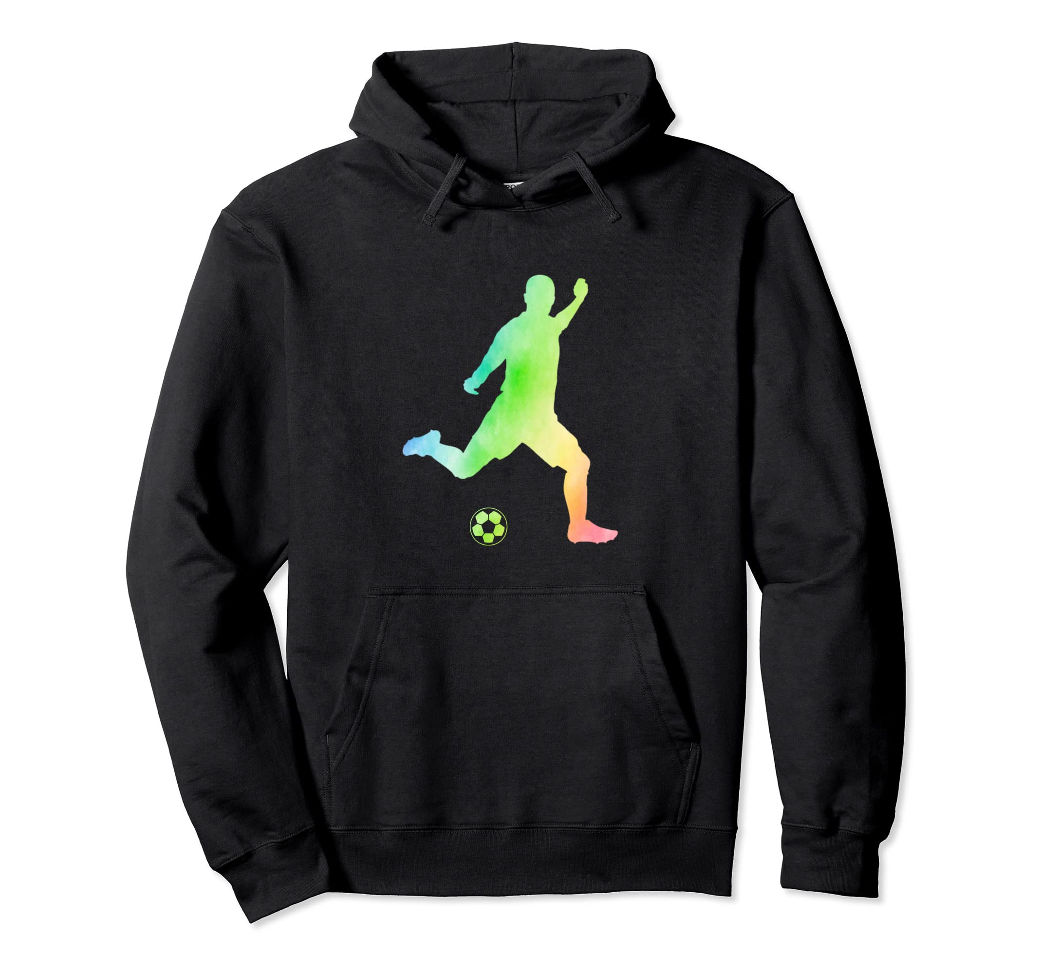 Futsal Indoor Soccer Player Football Hoodie - Novelty Apparel for Adults