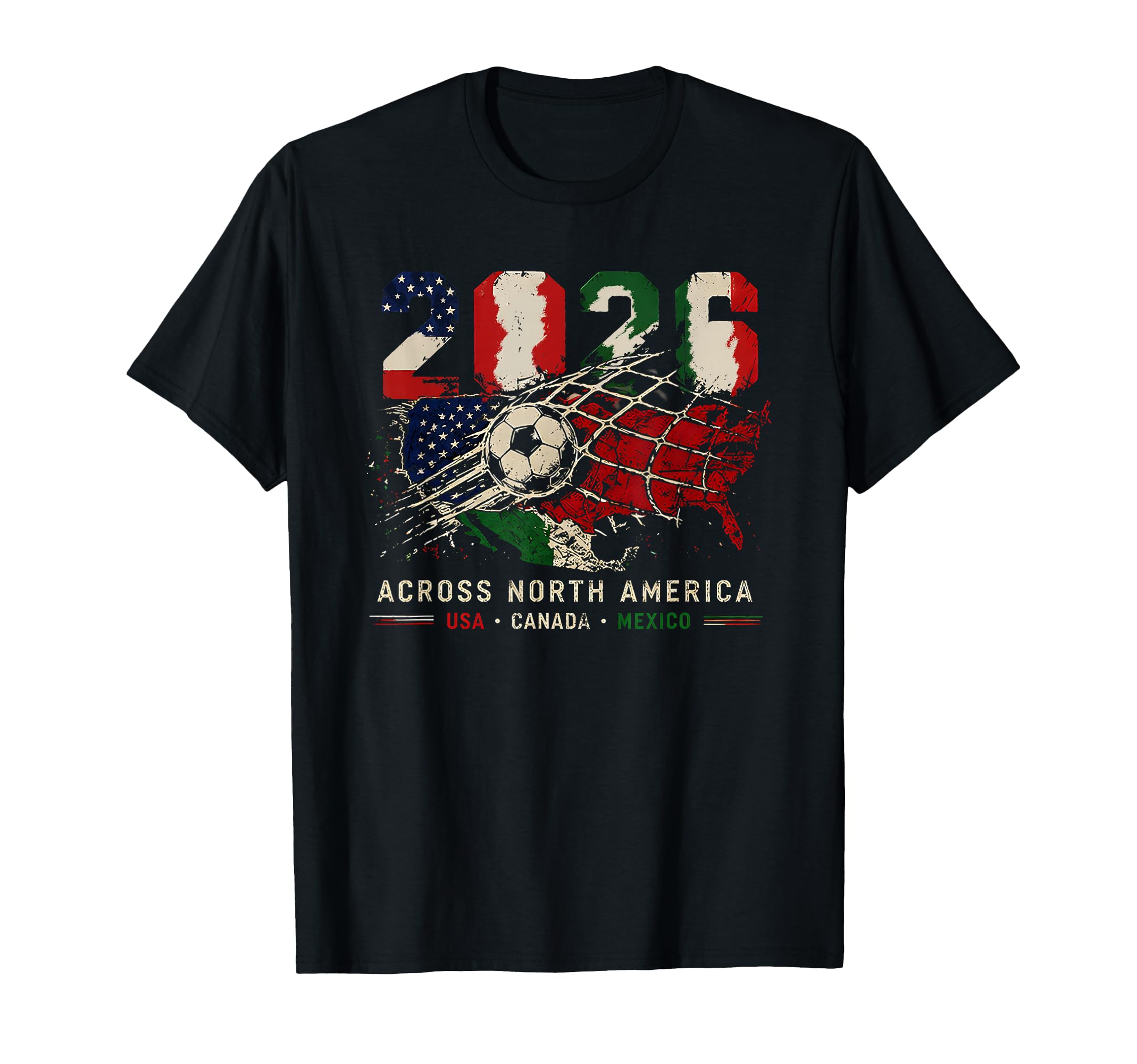 Football Fever 2026 Northern America T-Shirt - Minimalist Print Unisex