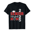 Senior 2025 Proud Volleyball Mom Class T-Shirt - Trendy Graphic Unisex