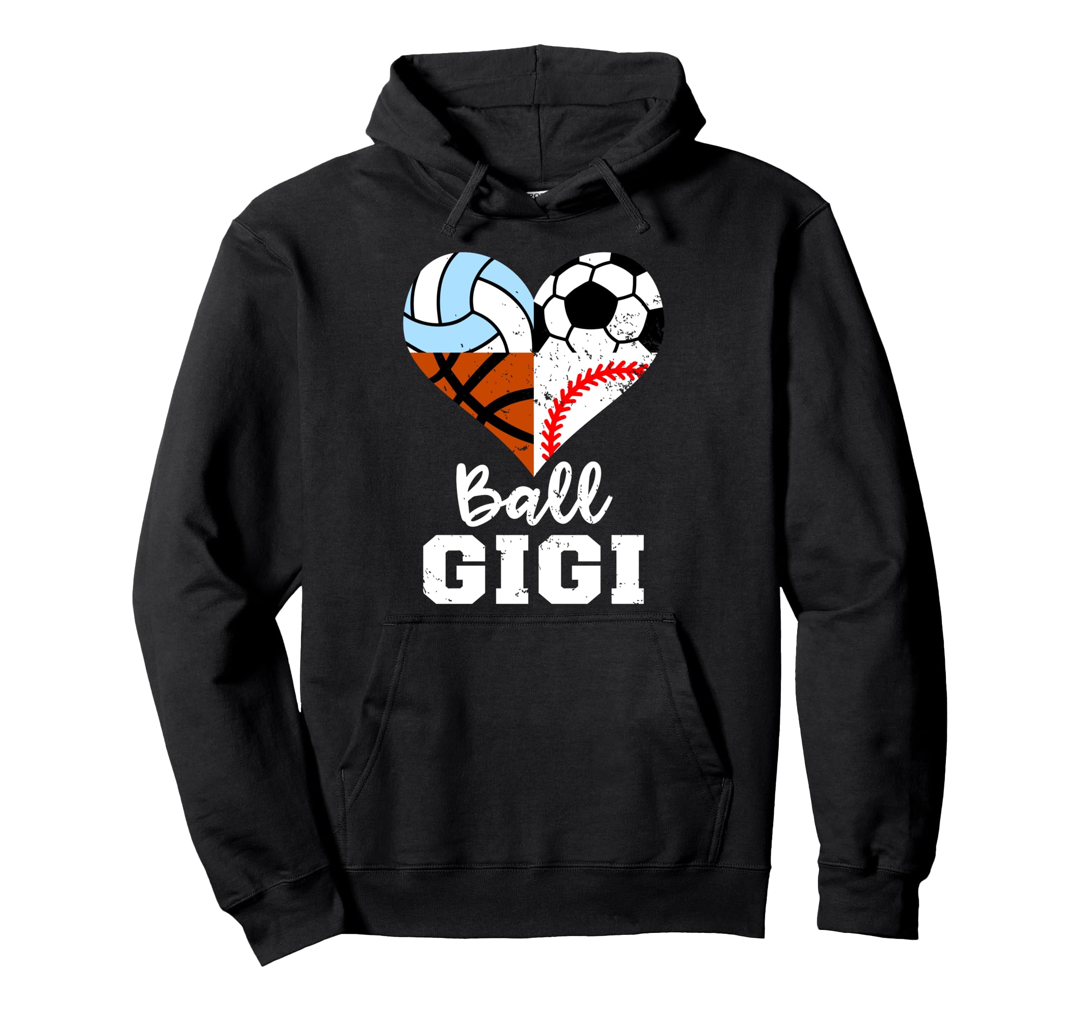 Ball Gigi Soccer Baseball Volleyball Hoodie - Aesthetic Graphic for Adults