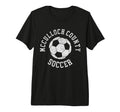 Mcculloch County Soccer Distressed 90S T-Shirt - Unique Graphic for Adults