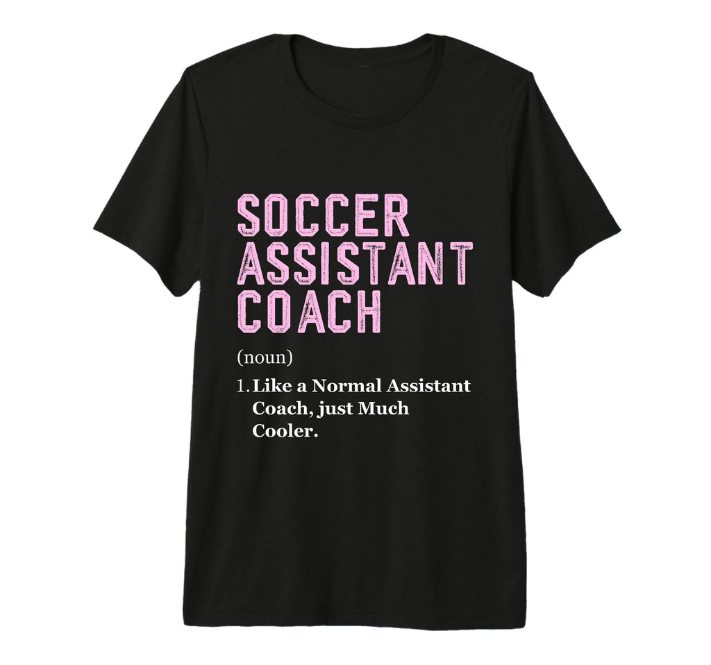 Funny Sports Thank You Soccer Assistant T-Shirt - Unique Graphic Men Women