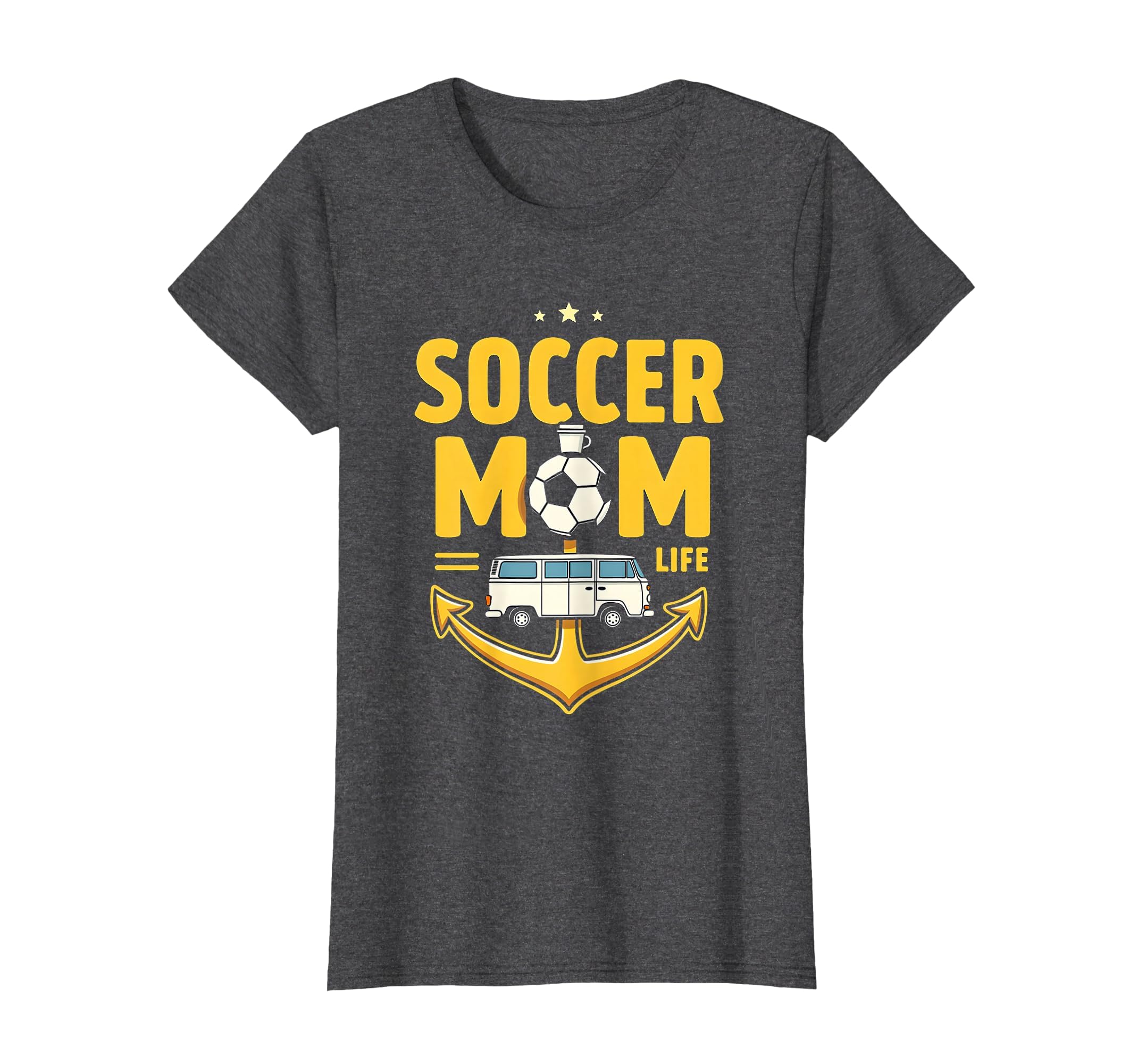 Soccer Mom Life Proud Sports Moms T-Shirt - Casual Everyday Wear for Adults