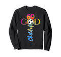 Jesus 60 Years Child God Soccer Sweatshirt - Aesthetic Graphic for Adults