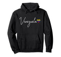 Venezuela Heart Pride Venezuelan Flag Hoodie - Minimalist Print Unisex