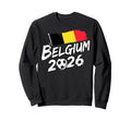 Belgium Soccer Football Game Player Sweatshirt - Trendy Graphic for Adults