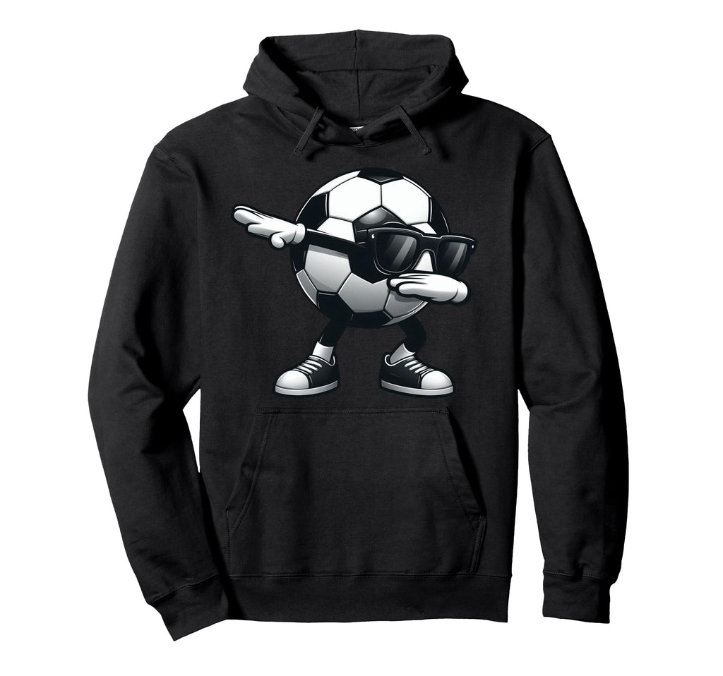 Dabbing Soccer Ball Soccer Sports Hoodie - Unique Graphic for Adults