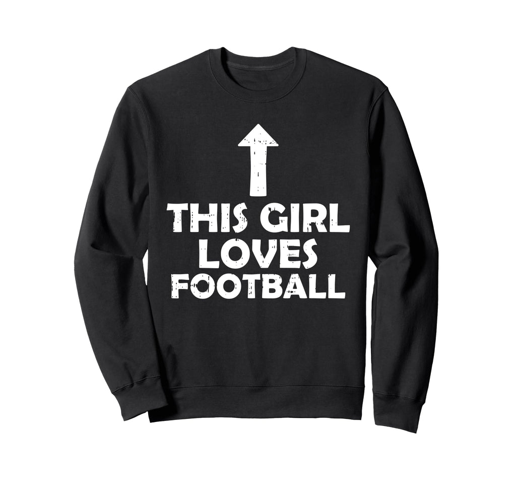 This Loves Football Player Soccer Sweatshirt - Minimalist Print for Adults