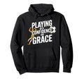 Christian Soccer Player Religious Hoodie - Minimalist Print for Adults