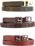SIE 46”/ 48” / 54” / 56" / 60” English Premium Leather Stirrup Leathers Kids/Adult