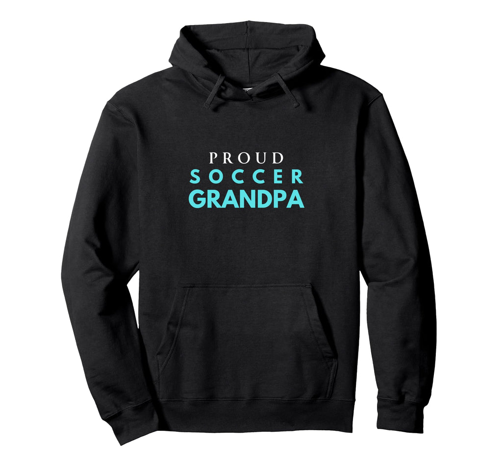 Proud Soccer Grandpa Game Day Match Hoodie - Casual Everyday Wear Unisex