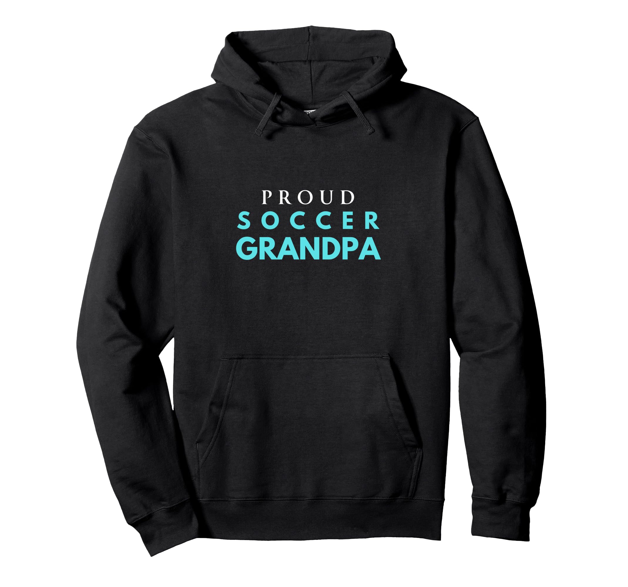 Proud Soccer Grandpa Game Day Match Hoodie - Casual Everyday Wear Unisex