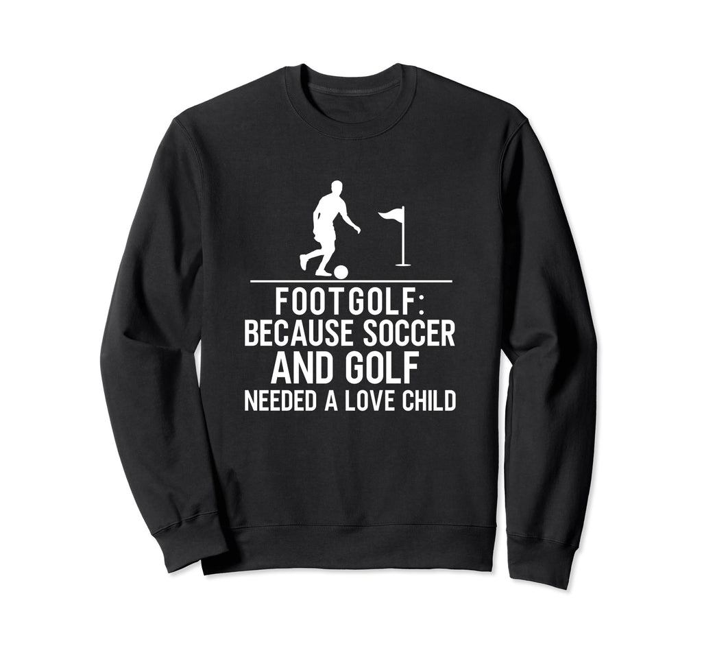 Funny Footgolf Player Soccer And Golf Sweatshirt - Graphic Print Men Women