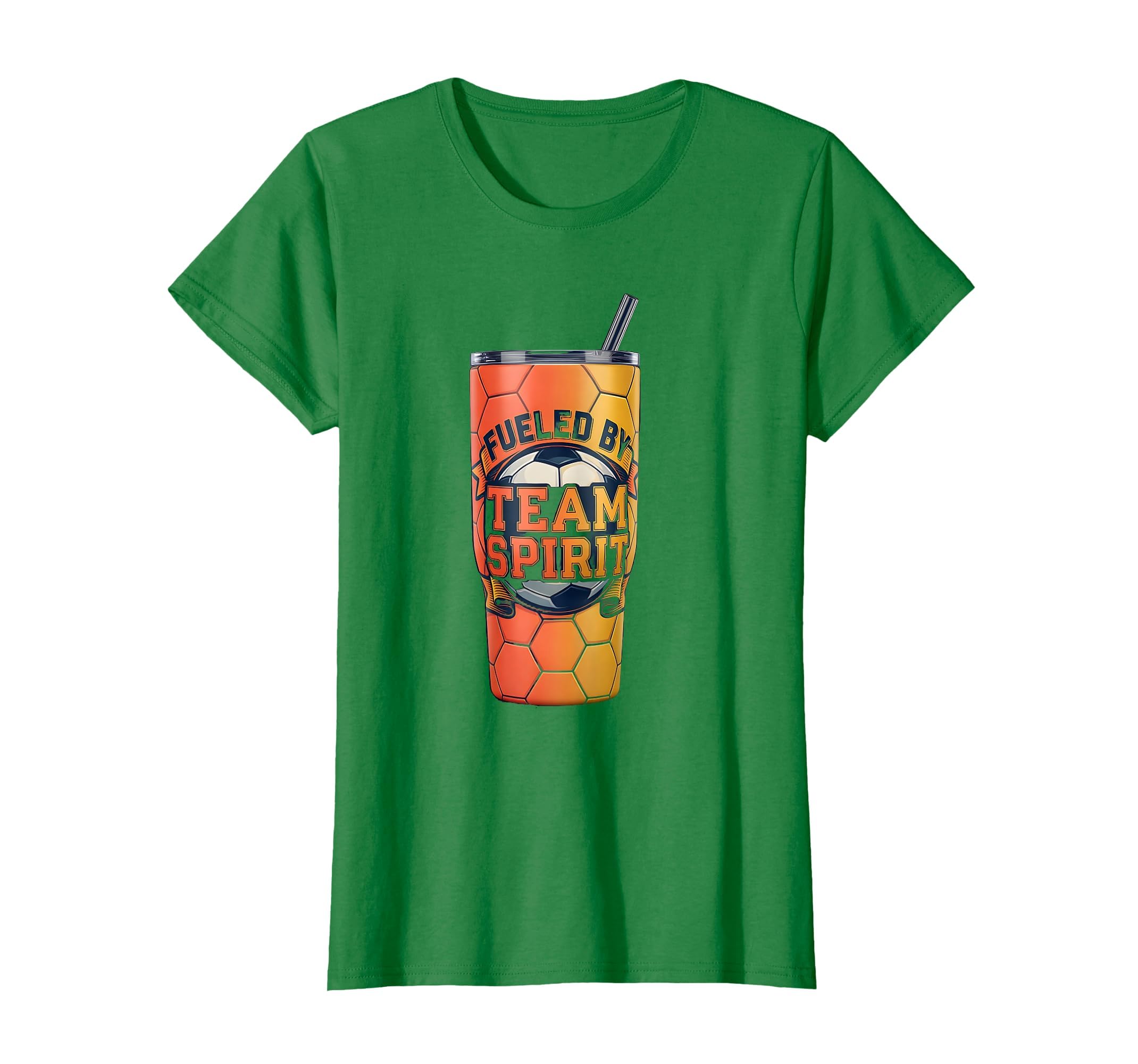 Fueled Team Spirit Soccer Mom T-Shirt - Casual Everyday Wear Men Women