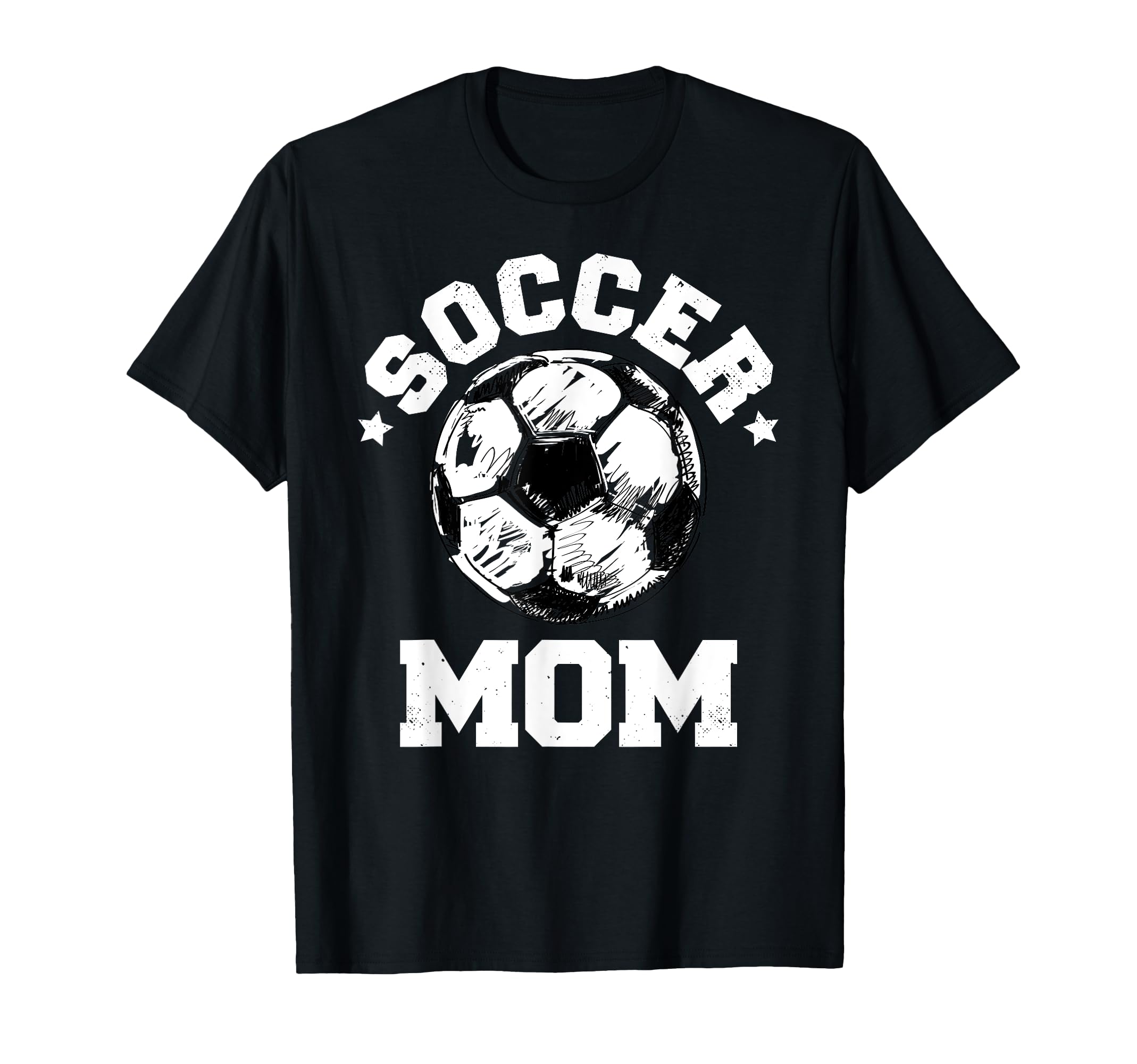 Soccer Mom Funny Soccer Ball T-Shirt - Novelty Apparel for Adults