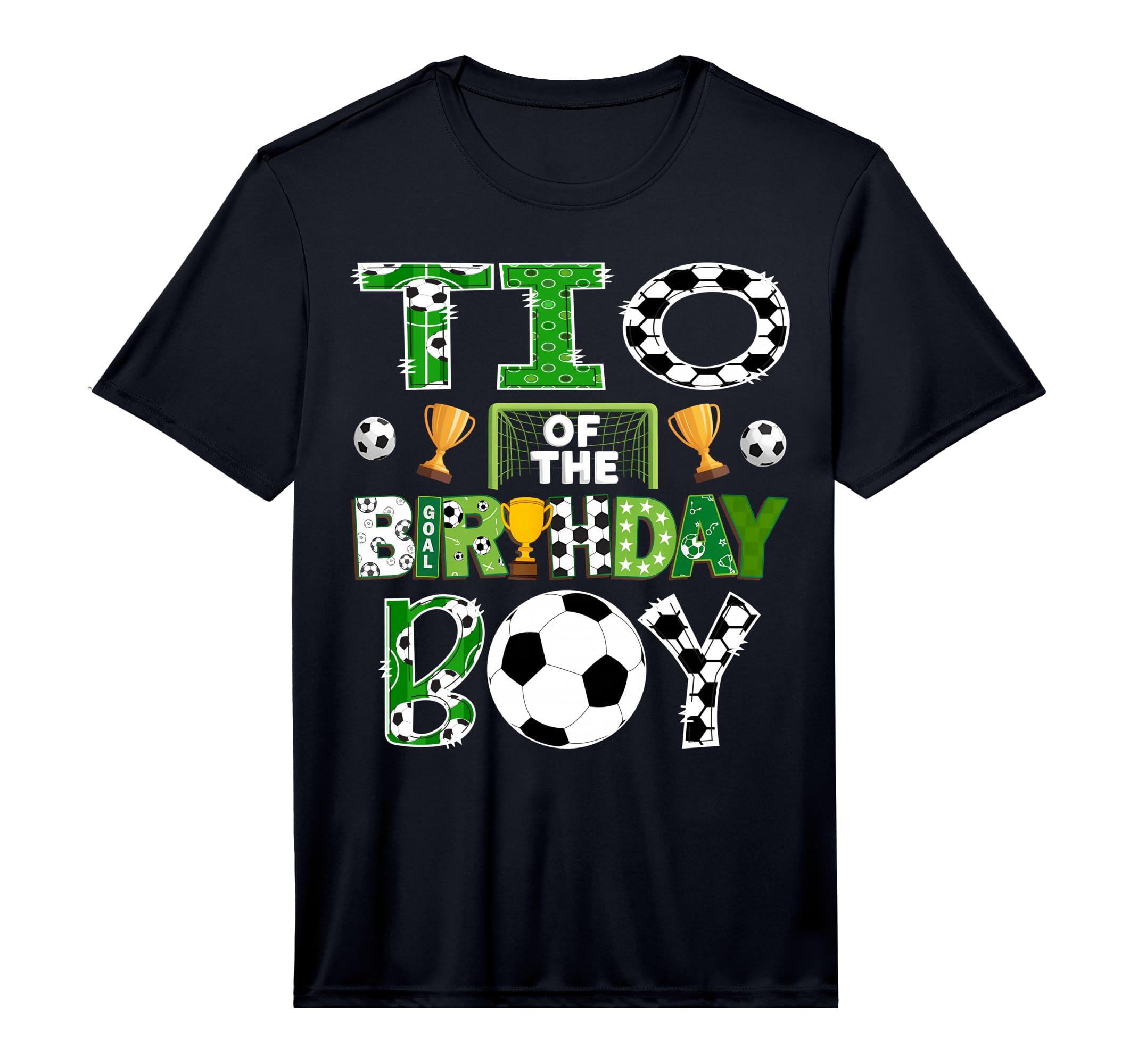 Tio Birthday Soccer Player Game Day T-Shirt - Fun Novelty Design Men Women