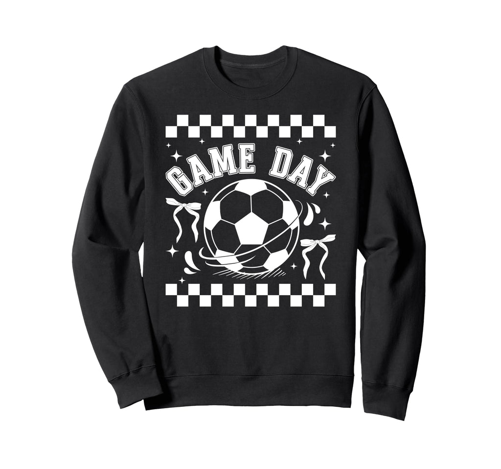 Soccer Game Day Coquette Game Day Sweatshirt - Streetwear Style Unisex