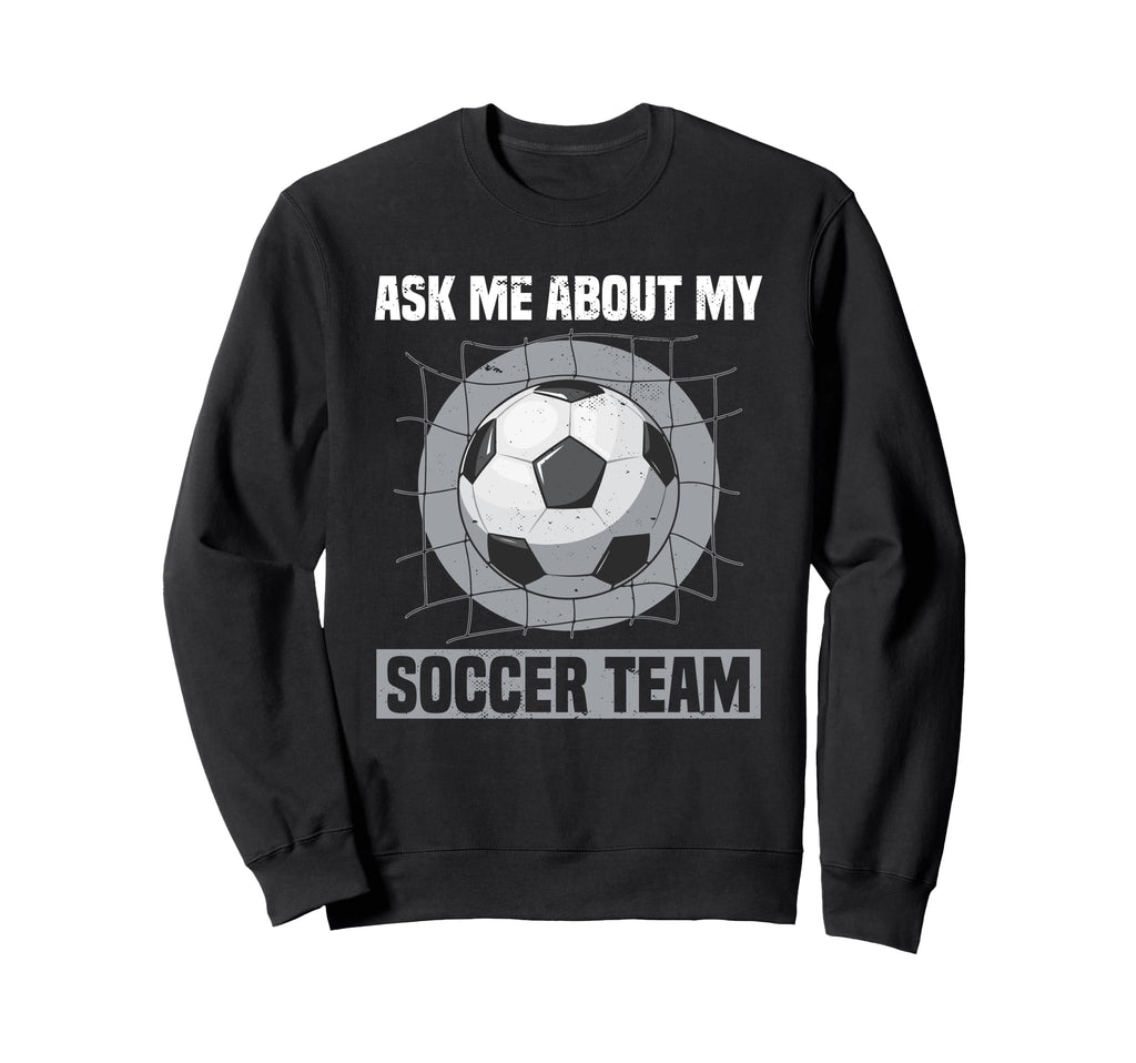 Coaching Soccer Dad Coach Soccer Sweatshirt - Custom Art Print for Adults