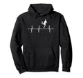 Soccer Player Heartbeat Soccer Ball Hoodie - Fun Novelty Design for Adults
