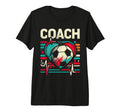 Soccer Coach Training Heart Beat T-Shirt - Minimalist Print for Adults
