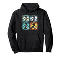 Soccer Pop Art Female Soccer Player Hoodie - Unique Graphic Unisex