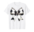 Coquette Bow Soccer Ball Pattern Mothers T-Shirt - Novelty Apparel Unisex