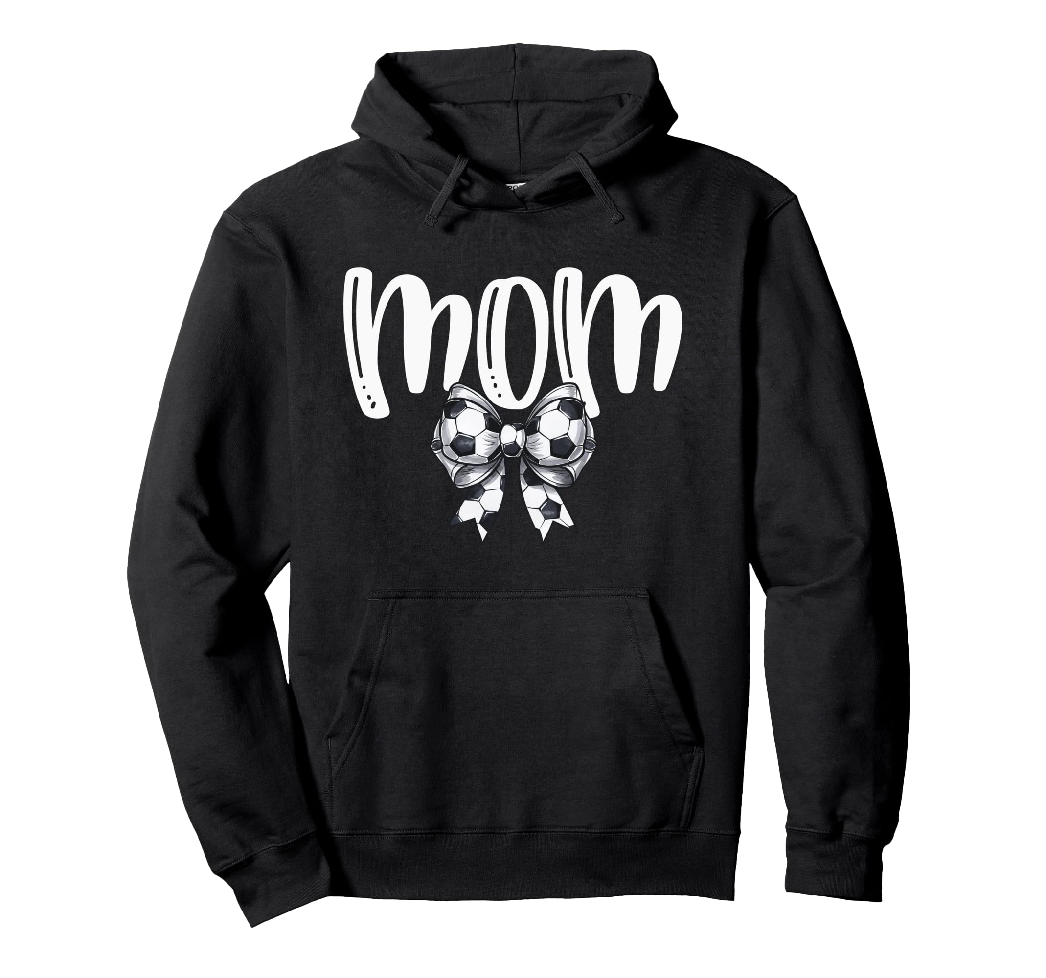Coquette Soccer Mom Spirit Hoodie - Graphic Print for Adults