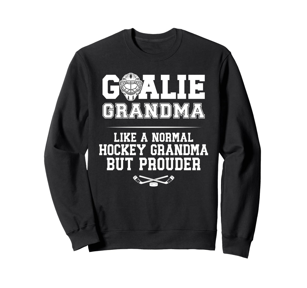 Hockey Goalie Grandma Hockey Keeper Sweatshirt - Graphic Print for Adults