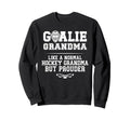 Hockey Goalie Grandma Hockey Keeper Sweatshirt - Graphic Print for Adults