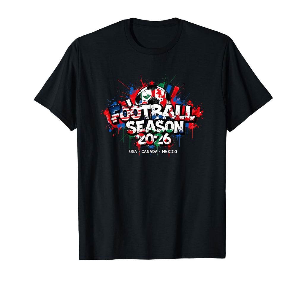 Football Season 2026 Soccer Fans Stadium T-Shirt - Custom Art Print Unisex
