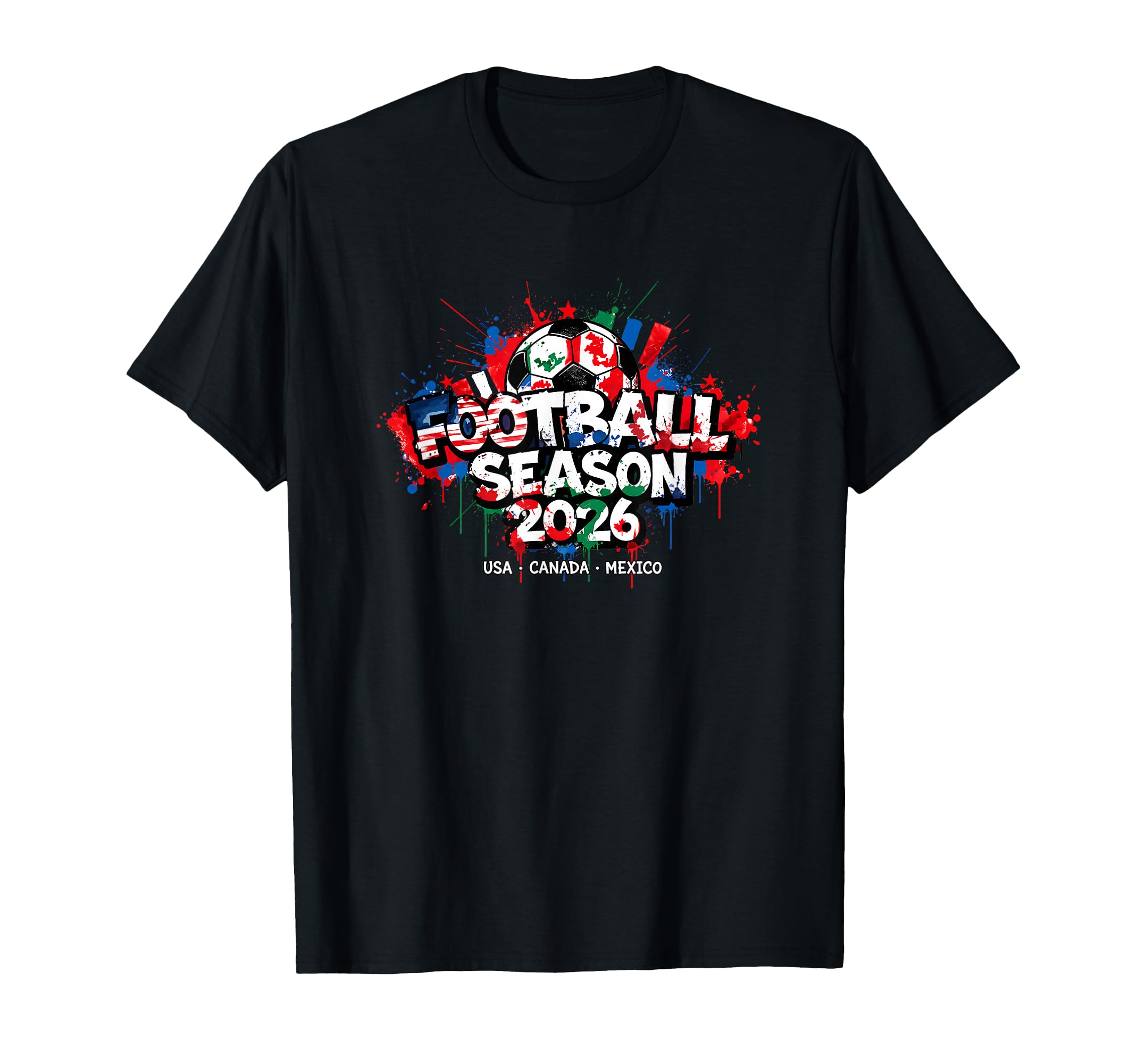 Football Season 2026 Soccer Fans Stadium T-Shirt - Custom Art Print Unisex