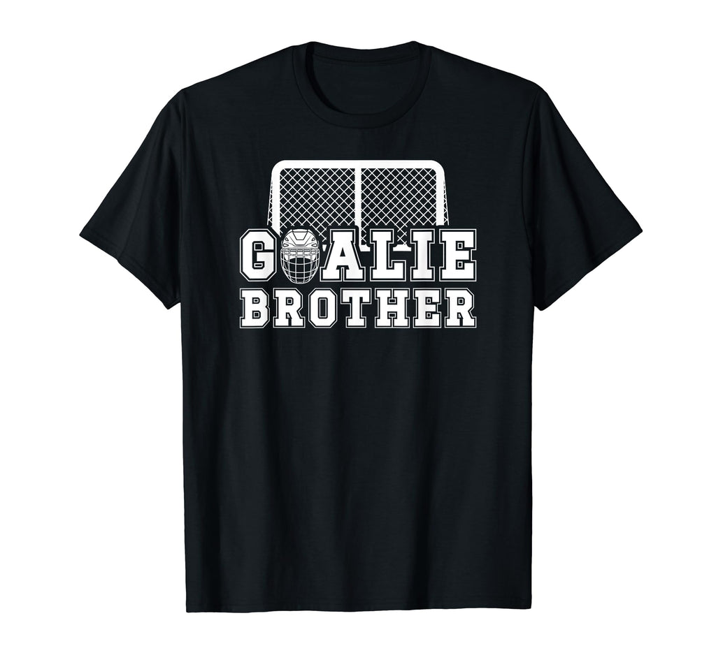 Ice Hockey Goalie Brother Hockey Keeper Bro T-Shirt - Unique Graphic Unisex