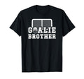 Ice Hockey Goalie Brother Hockey Keeper Bro T-Shirt - Unique Graphic Unisex