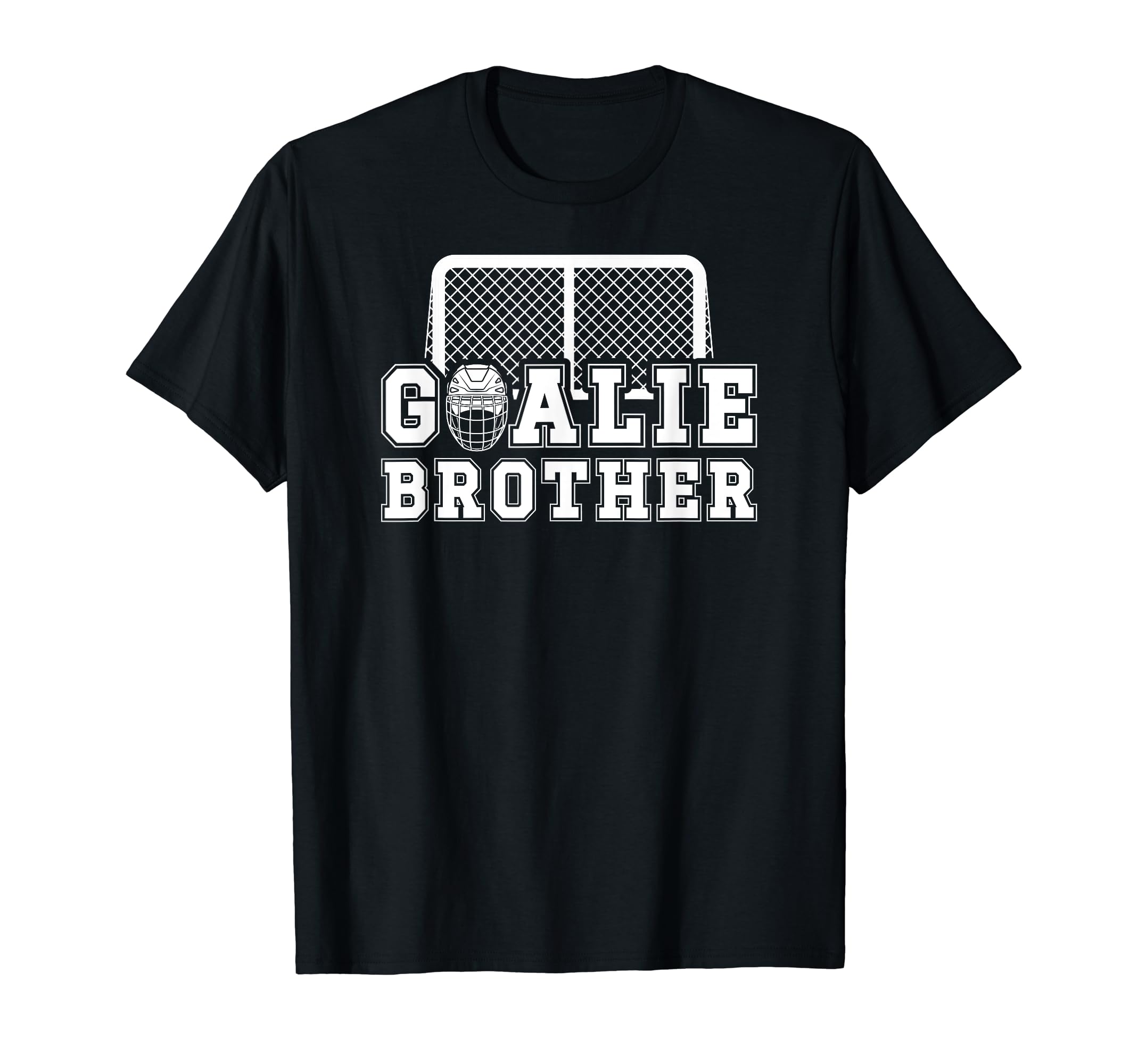 Ice Hockey Goalie Brother Hockey Keeper Bro T-Shirt - Unique Graphic Unisex