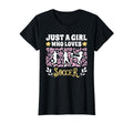 Just Who Loves Soccer Soccer T-Shirt - Graphic Print for Adults
