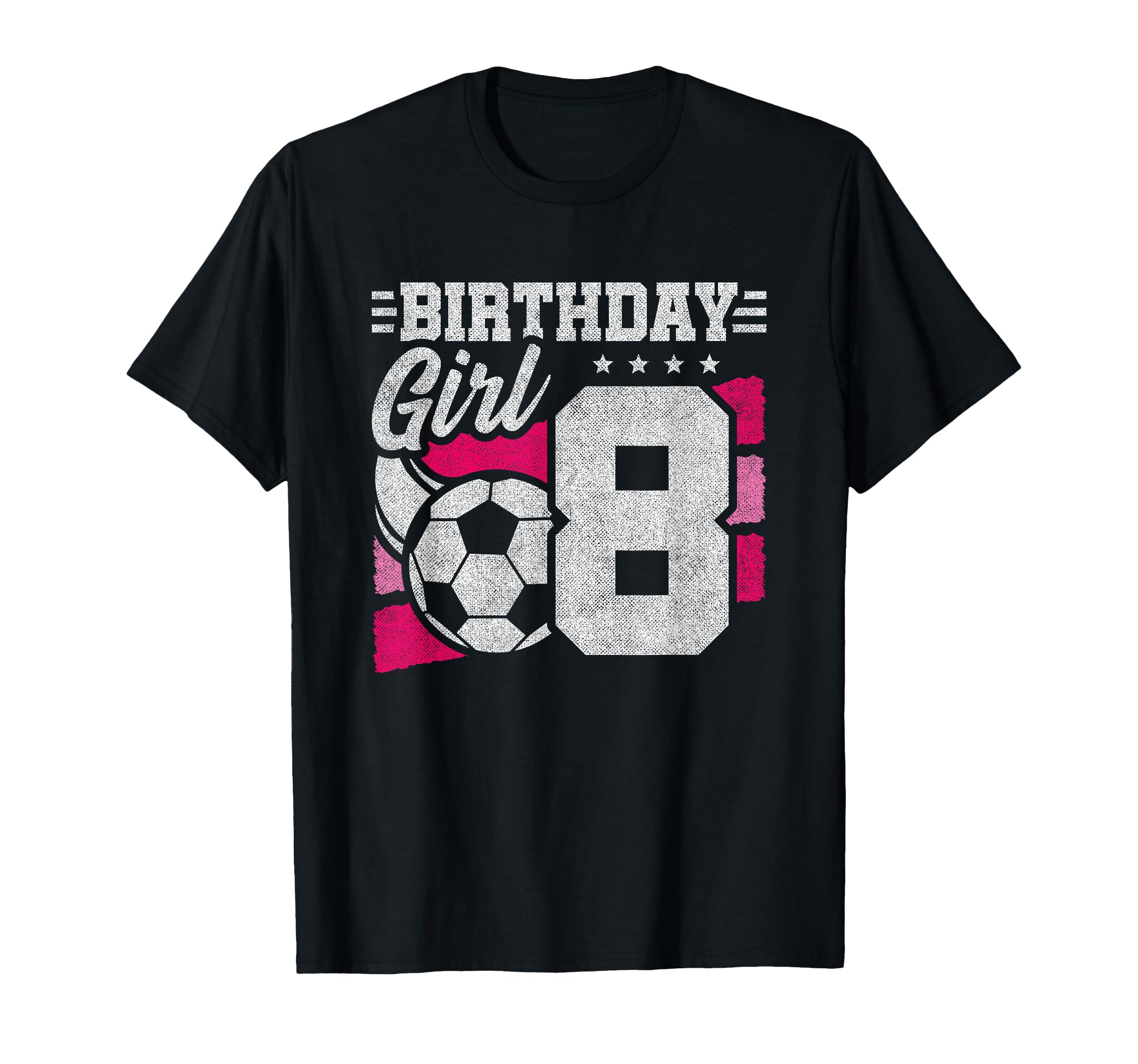 8 Year Old Birthday Soccer Party T-Shirt - Casual Everyday Wear for Adults