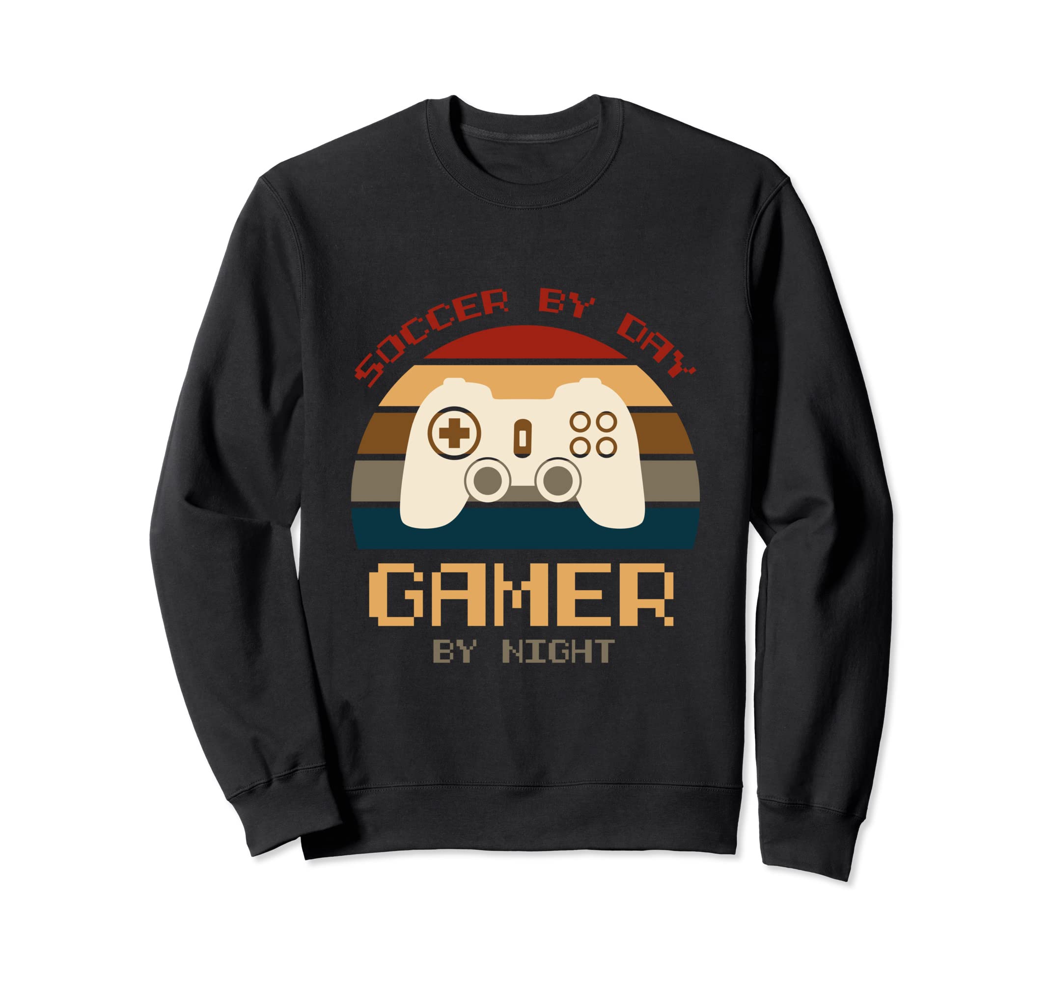 Soccer Day Gamer Night Soccer Goal Sweatshirt - Minimalist Print Unisex