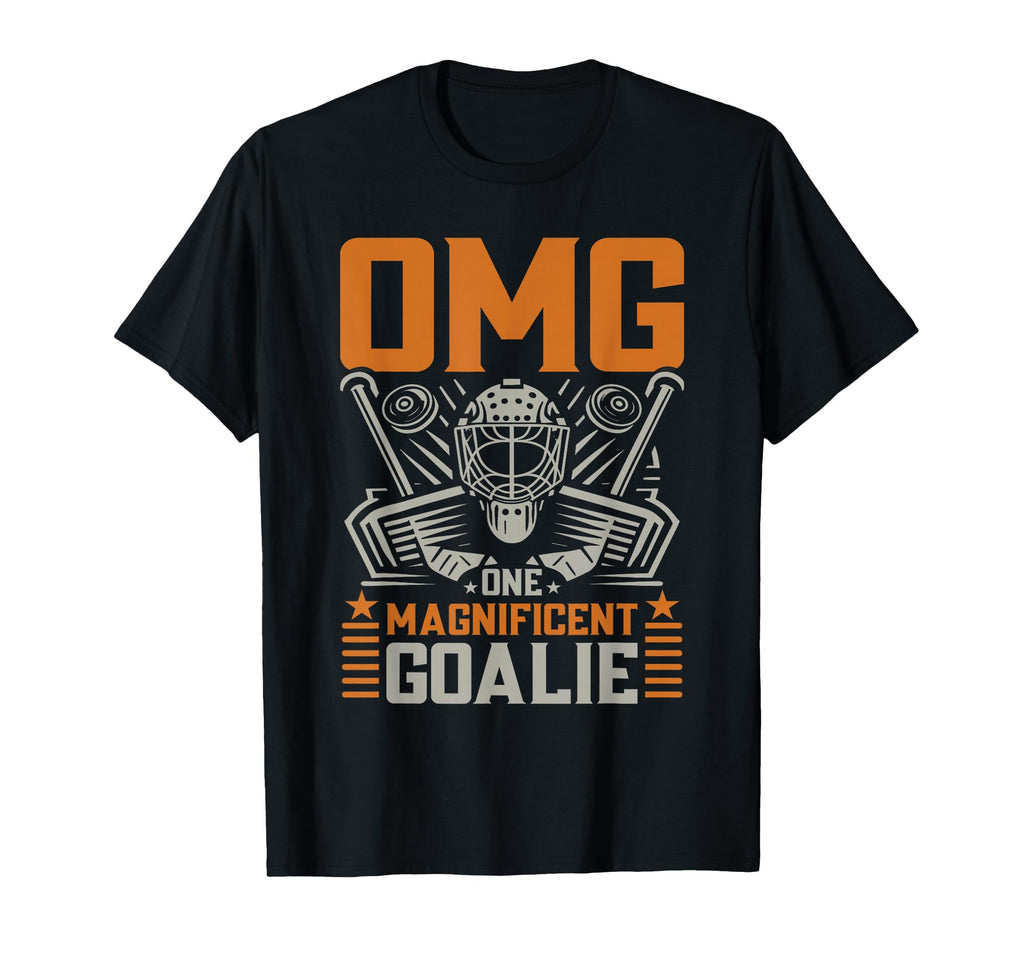 Funny Goaltender Goalkeeper Ice T-Shirt - Novelty Apparel for Adults
