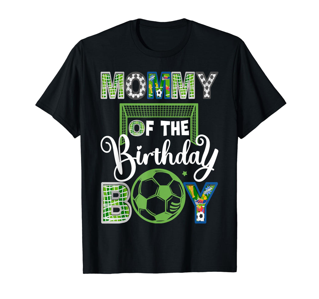Mommy Birthday Soccer Baller Birthday T-Shirt - Custom Art Print for Adults