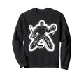 Ice Hockey Goalie Gifts Netminder Life Sweatshirt - Graphic Print Unisex