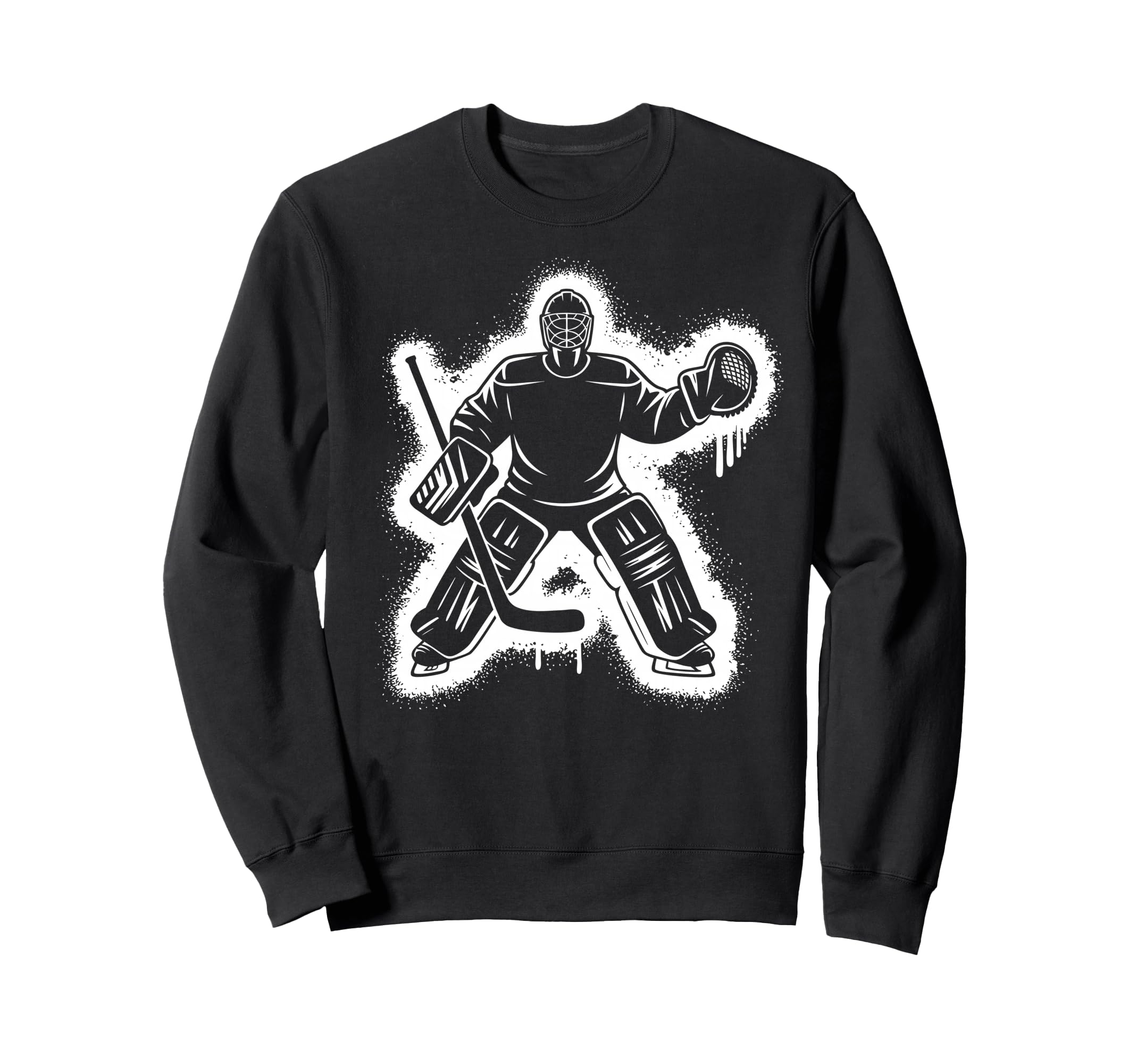 Ice Hockey Goalie Gifts Netminder Life Sweatshirt - Graphic Print Unisex